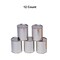 12 Count Metal Tin Plated Steel Cans For Can Knocker Game 3.5 Inch